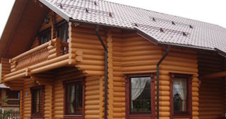 Строительство дома из оцилиндрованного бревна в Махачкале - от 136968 рублей